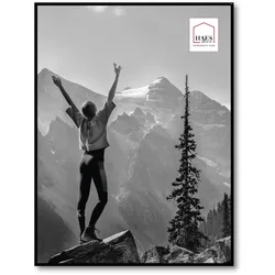 Haes Deco Kunststoffrahmen EF19B Easy Frame Schwarz 60x80