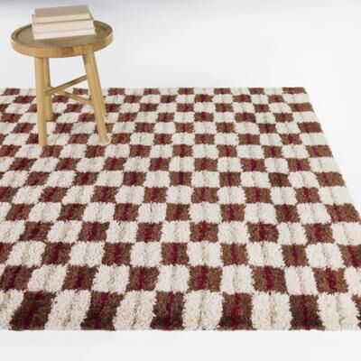 Balta Rugs Bateman Modern Checkered Shag Area Rug