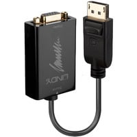 DisplayPort auf VGA Konverter, Adapter schwarz, aktiv