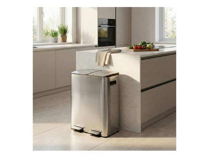 NUXIO Mülltrennsystem 2-Fach Mülltrennsystem SOLV, 60 l
