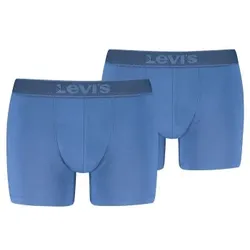 Levis 2P Men Twill Boxer Brief Blau Baumwolle Large Herren