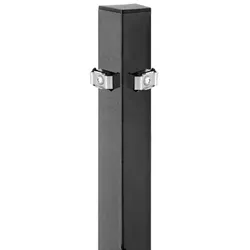 Alberts® Eckpfosten für Doppelstabmatten-2250 mm-feuerverzinkt