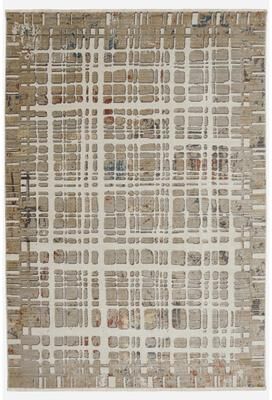 Domani Craze Neutrally Bold Geometric Area Rug
