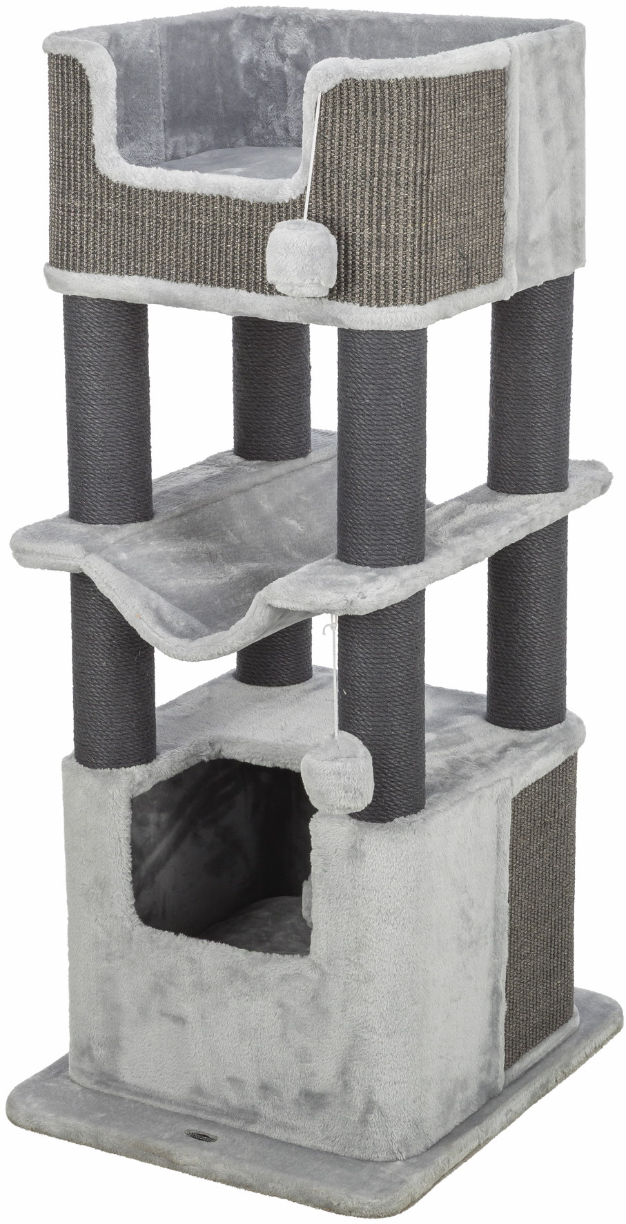 TRIXIEHEIMTIERBEDARF Kratzbaum XXL Lucano 110 cm, grau 16976301