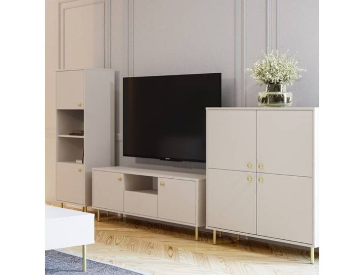 Commode quatre portes VENUS couleur cachemire