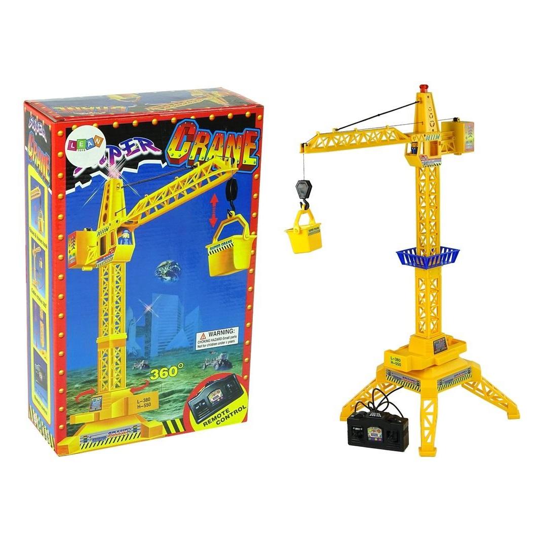 Lean Toys Ferngesteuerter Baukran (9394)