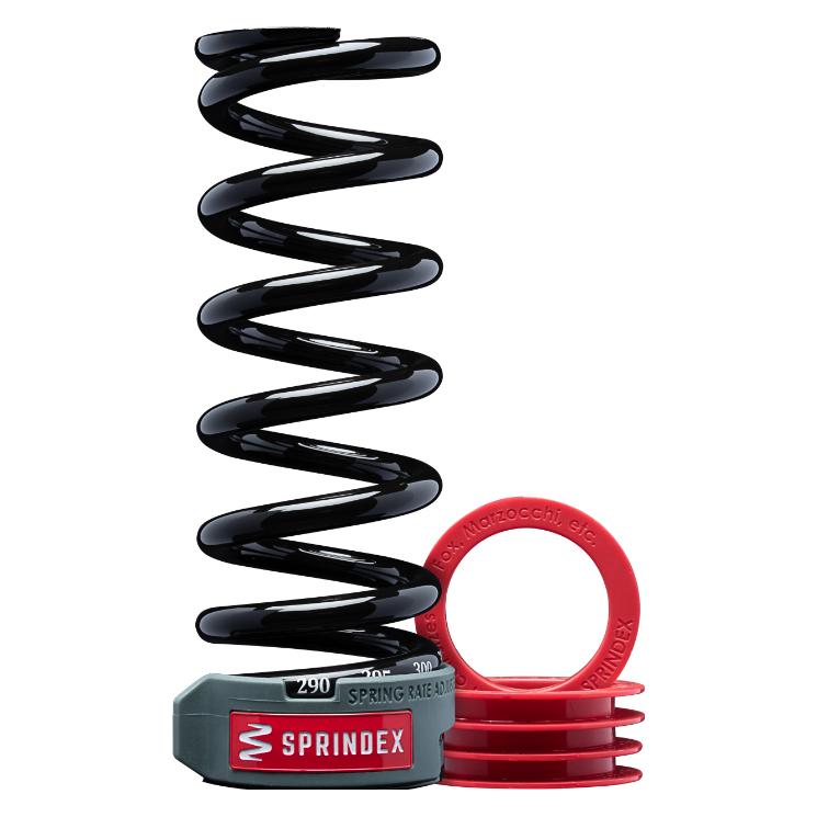 Sprindex Downhill Lightweight Dämpferfeder, Länge 162mm/Federweg 75mmx450-490 lbs (162 mm, 75 mm) (60450)
