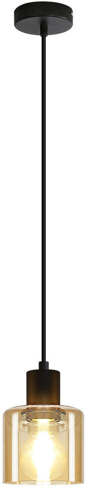 Breakwater Bay Digiacomo 2 - Light Transparent Drum Pendant Transparent 170cm H X 11cm W X 11cm D