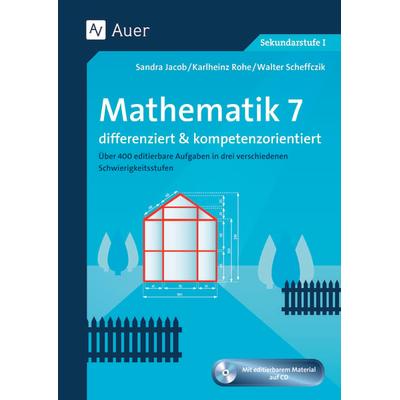 Mathematik 7 differenziert u. kompetenzorientiert, Set von Sandra Jacob,Karlheinz Rohe,Walter Scheffczik, Auer Verlag in der AAP Lehrerwelt GmbH,