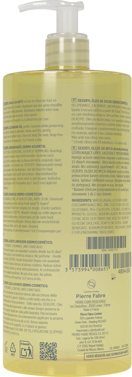 Dexeryl Aceite Limpiador 1000ml