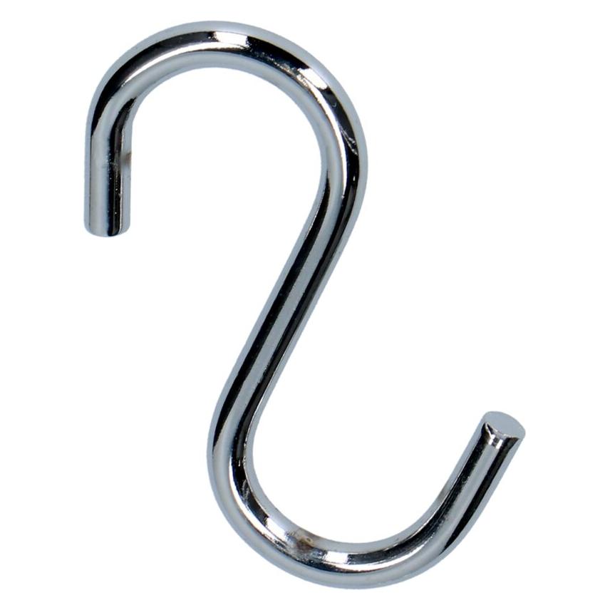 OK-Line S-Haken offen, Stahl Edelstahl Effekt (1 Stk.) (8170817.05)