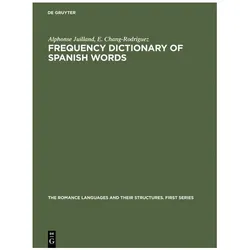 Juilland:Frequency Dictionary of Spanis, Fachbücher von Alphonse Juilland, E. Chang-Rodriguez