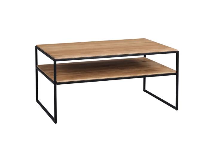 Klubtisch Mika 3, Johann Jakob, wildeichefarbig, Holz