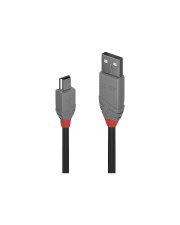 Lindy 2m USB 2.0 Typ A an Mini-B Kabel Anthra Line Digital/Daten (36723)