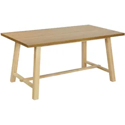ESSTISCH 160/90 cm Helles Holz Barnes