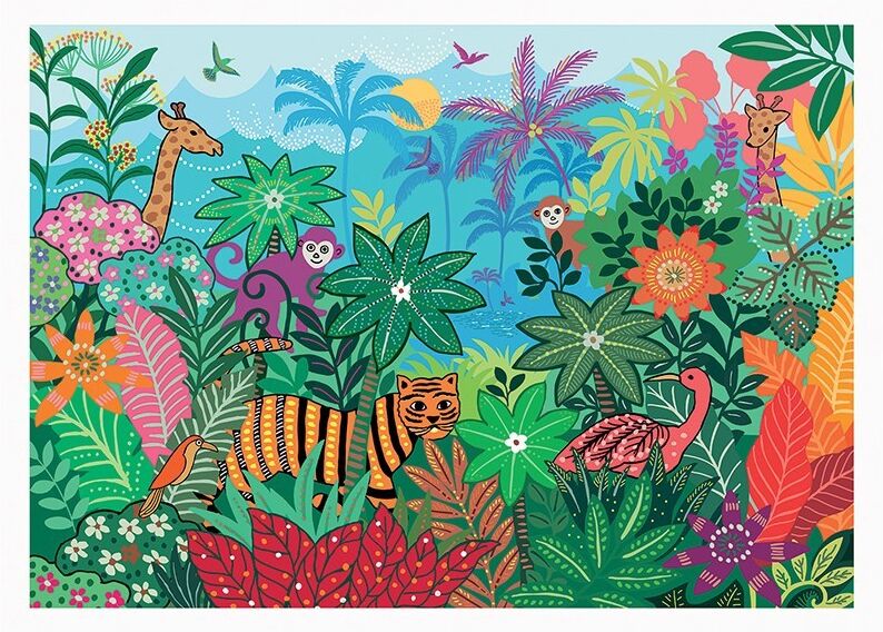 Puzzle 54 pcs Petite Jungle - Calypto