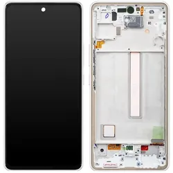 Samsung Display Unit für Galaxy A53 5G A536, weiss (Display, Samsung Galaxy A53 5G), Mobilgerät Ersatzteile, Weiss