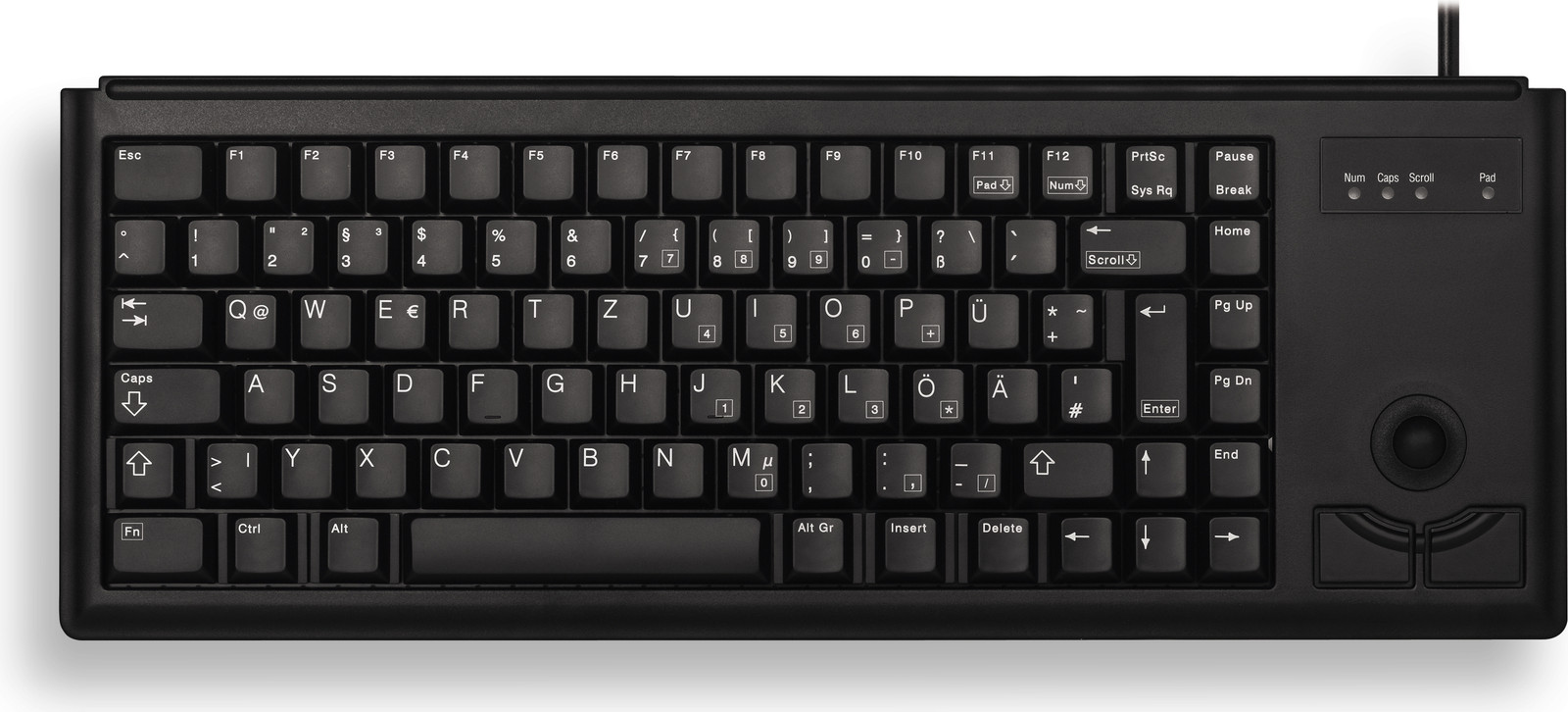 Cherry Compact-keyboard G84-4400 USB Toetsenbord
