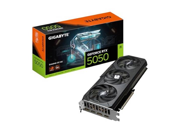 GIGABYTE GeForce RTX 5050 GAMING OC 8G Grafische Kaart