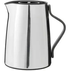 Stelton Isolierkanne Emma 1000 ml Edelstahl Silber 1 l