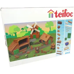 Teifoc Windmühle 1063 Echter Ziegelstein Mit Mörtel Steinbaukasten Kreativität Motorik Gebäude
