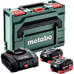 Metabo Basic-Set 2 x LiHD 8,0 Ah ASC 290 +metaBOX 145 - 685303000