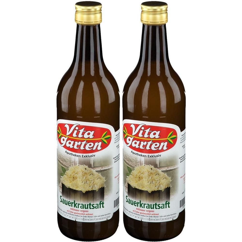 Vitagarten Sauerkraut Saft 2x 2x750 ml