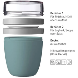 Mepal ELLIPSE Lunchpot Mini - Nordic Blue new
