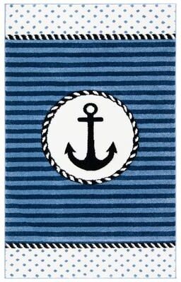 SAFAVIEH Carousel Kids Aftina Nautical Anchor Rug
