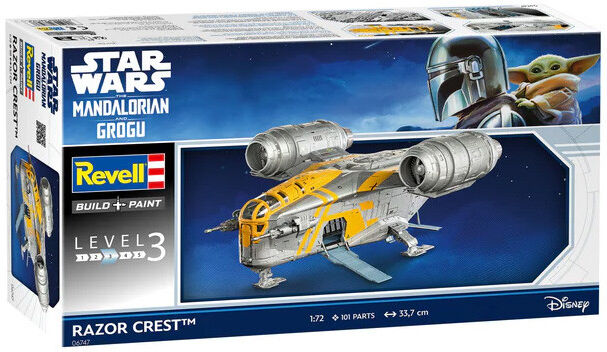 Maquette The Mandalorian: Razor Crest Echelle 1:72 Level 3 - Revell