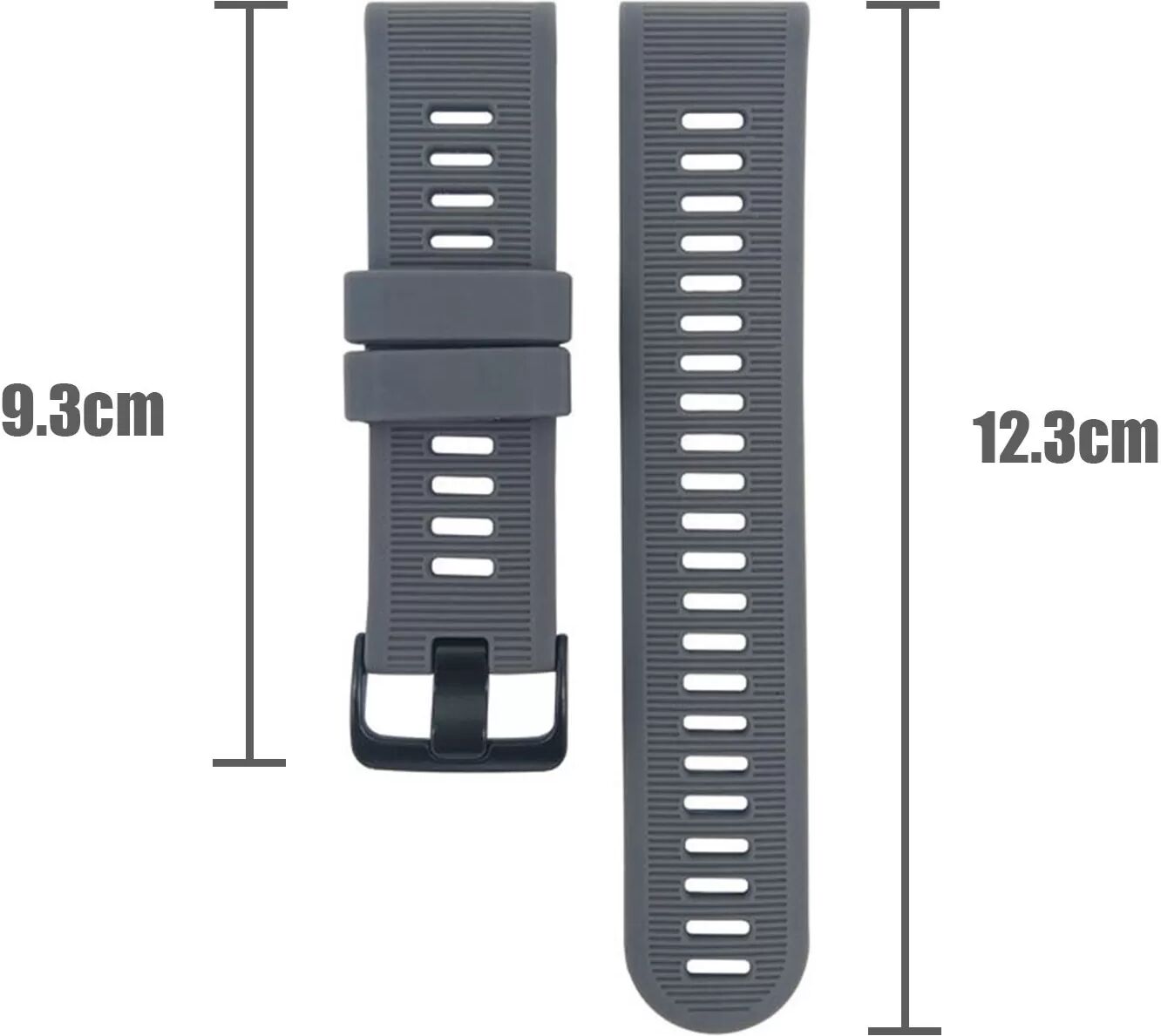INF Uhrenarmband Silikon Forerunner 945/935, Garmin Fenix 5 Grau