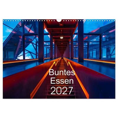 Buntes Essen 2027 (Wandkalender 2027 DIN A3 quer), CALVENDO Monatskalender