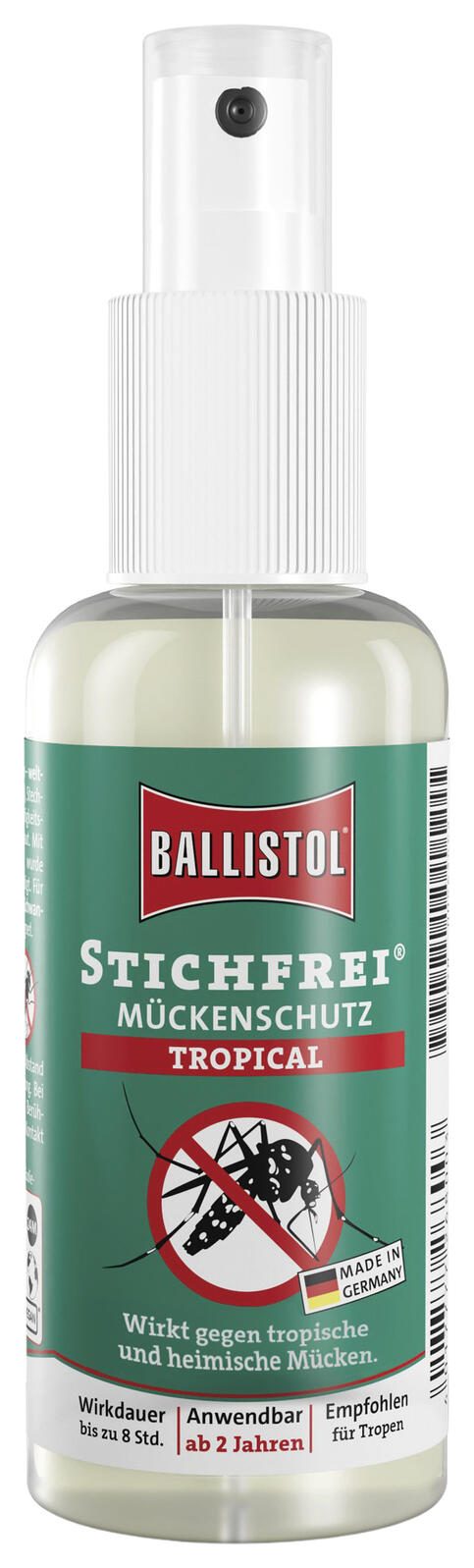 BALLISTOL STICHFREI® TROPICAL Mückenschutz-Spray 100 ml 26920