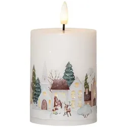 Star Trading, LED Kerzen, LED Pillar Kerze Flamme Winterland