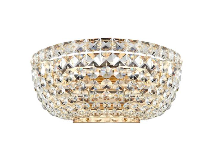 Maytoni Wandleuchte, Goldfarben, Metall, Glas, 12.5 cm, CE, gleichmäßige Lichtverteilung, Lampen & Leuchten, Innenbeleuchtung, Spots & Strahler, Wandstrahler