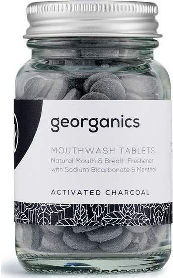 Georganics Mouthwash Tablets Activated Charcoal 180 comp