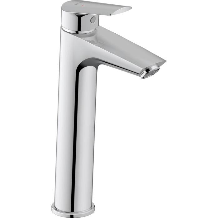 Duravit No. 1 Waschtischarmatur N11030002010 ohne Zugstangen-Ablaufgarnitur, Ausladung 129mm, chrom
