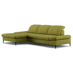 COTTA Ecksofa mit Funktion Serra Stoff Green