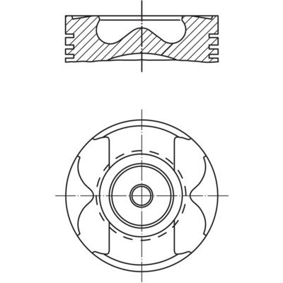 MAHLE Kolben 021 PI 00129 001