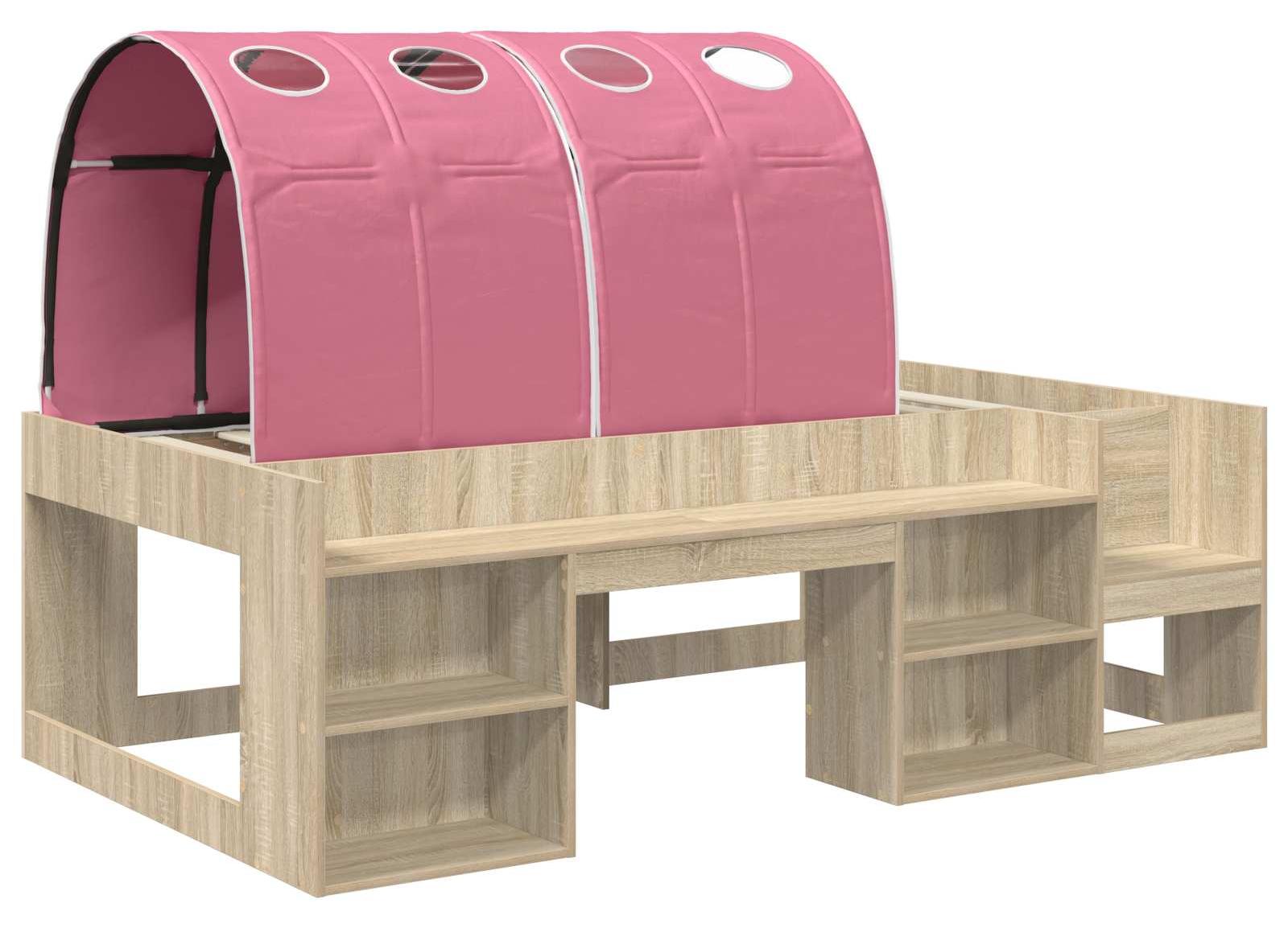 Bettgestell mit 3 Seitengittern.