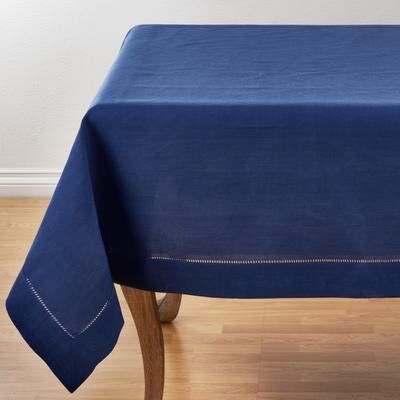 Saro Lifestyle Classic Hemstitch Border Tablecloth