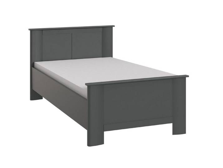 Wimex Bett Seniorenbett, Liegefläche 100x200cm, Graphit - 109x85x210cm (BxHxT)