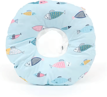 Inspire Curations SweetDonut Recovery Pet Collar fish s