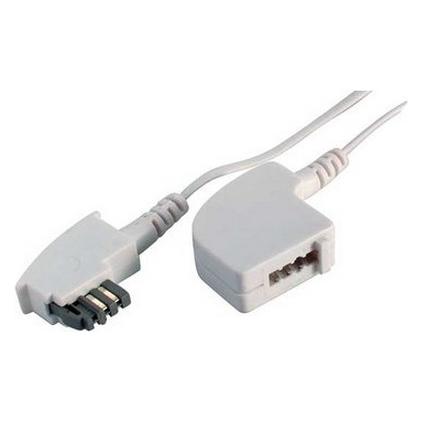 Shiverpeaks TAE-Verlängerung TAE-N St/Bu 4-adrig 6m weiss (TC 70216-W)