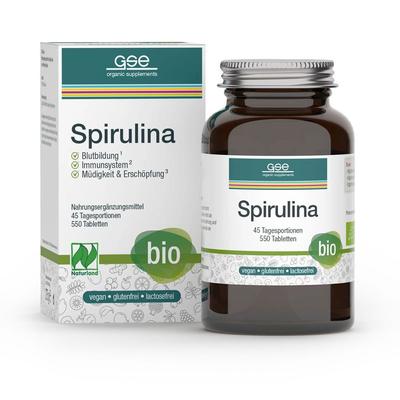 GSE Spirulina 500 mg Bio Naturland Tabletten 550 St