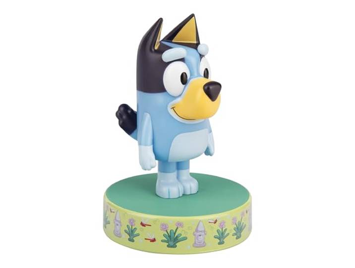 Paladone Bluey Icon Light Mini lampe Bluey sous licence officielle\, produit pour chambre à coucher et maison\, alimenté par piles\, Bleu