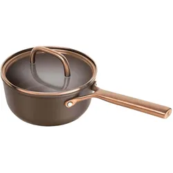 Zwilling Milano Stielkasserolle mit Glasdeckel 18cm Braun, Pfanne + Kochtopf, Braun