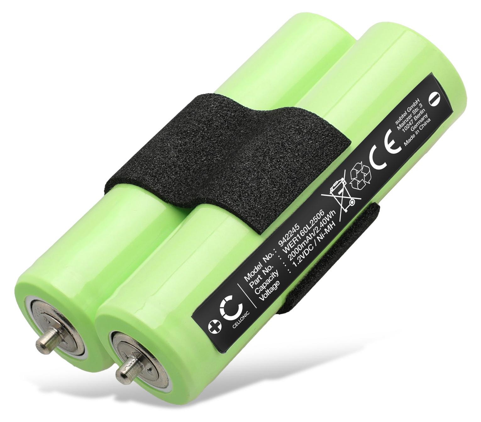 CELLONIC accu compatibel met Braun Flex XP 5612 en Panasonic WER160L2506