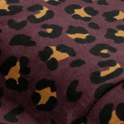Nicki-Velours "Leo", beere-color