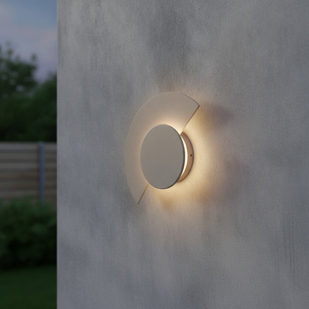 Lyora Moderne wandlamp Gloo in zand bruin met warm wit licht (2700K)
